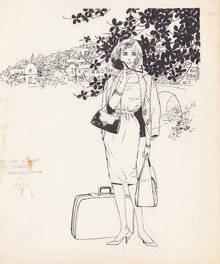 Jan Wesseling - Jan Wesseling & Thé Tjong-Khing (KhiWes) | 1960 | Rosita 33: Doe wat je hart je ingeeft - Original Illustration