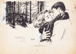 Jan Wesseling - Jan Wesseling & Thé Tjong-Khing (KhiWes) | 1960 | Rosita 33: Romantiek onder de notenboom - Original Illustration