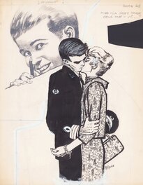 Jan Wesseling - Jan Wesseling & Thé Tjong-Khing (KhiWes) | 1960 | Rosita 46: Mag mijn grote broer eens met u uit - Original Illustration