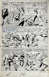 Planche originale - Tales of Suspense 80- Captain America -Jack Kirby and Don Heck
