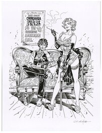 Formosa Gil - BLUEBERRY & CHIHUAHUA PEARL - Original Illustration