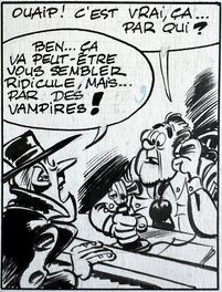 Berck - Sammy - Nuit blanche pour les gorilles - page 28 - planche originale - comic art 10 Berck - Sammy - Nuit blanche pour les gorilles - page 28 - planche originale - comic art 10