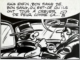 Berck - Sammy - Nuit blanche pour les gorilles - page 28 - planche originale - comic art 2