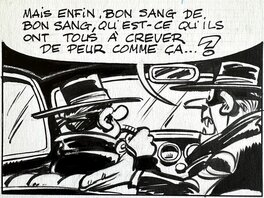 Berck - Sammy - Nuit blanche pour les gorilles - page 28 - planche originale - comic art 2 Berck - Sammy - Nuit blanche pour les gorilles - page 28 - planche originale - comic art 2
