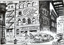 Berck - Sammy - Nuit blanche pour les gorilles - page 28 - planche originale - comic art 5 Berck - Sammy - Nuit blanche pour les gorilles - page 28 - planche originale - comic art 5