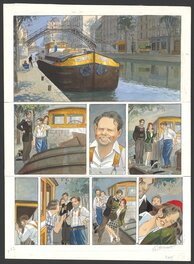 Jean-Pierre Gibrat - Planche originale du Sursis tome 1 - Planche originale