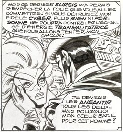 Jean-Yves Mitton Mikros Titans no 60 page 35 planche originale d1 Jean-Yves Mitton Mikros Titans no 60 page 35 planche originale d1