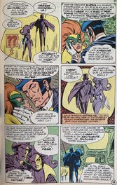 Jean-Yves Mitton Mikros Titans no 60 page 35 planche originale m Jean-Yves Mitton Mikros Titans no 60 page 35 planche originale m