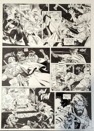 Ralph Meyer - Planche originale d'Untertaker tome 4 - Planche originale