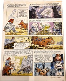 Jean-Claude Mézières - Planche originale des habitants du ciel - Comic Strip
