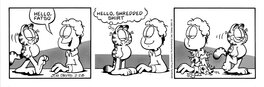 Jim Davis - Strip "GARFIELD" - Planche originale