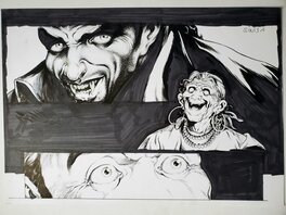 Sinisa - demi-planche originale (partie haute)  ??? - Comic Strip
