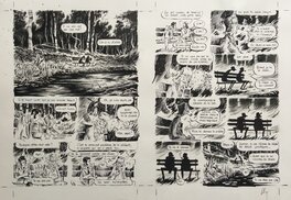 La Fuite du cerveau - planches 34 et 35