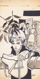 Jan Wesseling - Jan Wesseling & Thé Tjong-Khing (KhiWes) | 1961 | Rosita 01: Het meisje met de idealen - Original Illustration