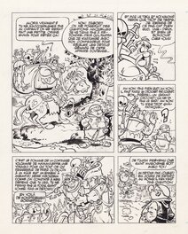 Claude Marin - Frère Boudin - Le tibia sacré planche 34 - Planche originale