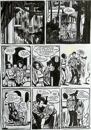 Frederik Peeters - Lupus tome page - Planche originale