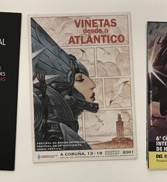 Affiche conservé par Juan Gimenez du festival Viñetas desde o Atlántico, A Coruña 2001