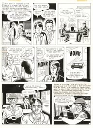 Daniel Clowes - David Boring - Planche originale