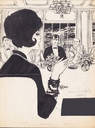 Jan Wesseling - Jan Wesseling & Thé Tjong-Khing (KhiWes) | 1962 | Rosita 09: Bloemen contra bloemen - Original Illustration