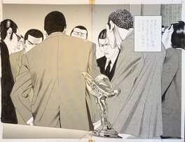Kanzaki Junji - "Koshu Prison" published in Weekly Jitsuwa. tv japan serie Kooshuu Prurizun p0 dsp - Illustration originale