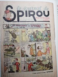 Page originale Spirou numéro 1