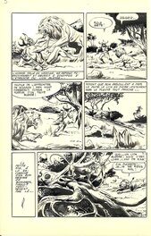 Planche originale - Pedrazza, Akim, Le champion obstiné, planche n°5, Akim#66, 1962.