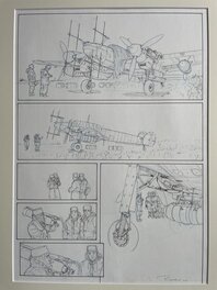 Planche originale - Romain Hugault - Le Grand Duc Tome 1 - page 8