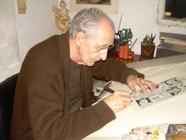 Portrait photographique du dessinateur