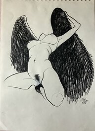 Alain Poncelet - Ange poncelet 2 - Original Illustration