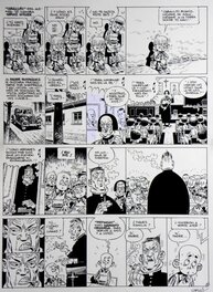 Carlos Giménez - Paracuellos Tome 3 – Histoire  » Boulettes  » Planche originale n° 3 – Carlos Gimenez - Planche originale