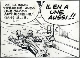 Deliège - Les Krostons - planche originale no 17 - comic art 3 Deliège - Les Krostons - planche originale no 17 - comic art 3