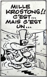 Deliège - Les Krostons - planche originale no 17 - comic art 4 Deliège - Les Krostons - planche originale no 17 - comic art 4