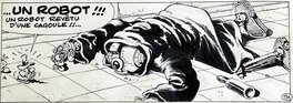Deliège - Les Krostons - planche originale no 17 - comic art 4c Deliège - Les Krostons - planche originale no 17 - comic art 4c