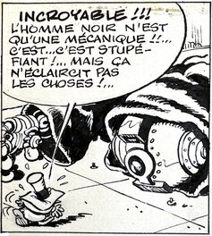 Deliège - Les Krostons - planche originale no 17 - comic art 5 Deliège - Les Krostons - planche originale no 17 - comic art 5