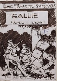 Willy Lambil - Les Tuniques Bleues " Sallie " T62 - Couverture originale