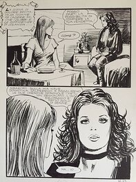 Milo Manara - Manara, Jolanda De Almaviva#46, Trappola mortale, planche n°43, 1972. - Planche originale