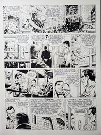 Jean-Yves Mitton - DE SILENCE ET DE SAND  T6 OMERTA - Planche originale