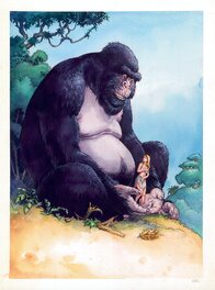Étienne Le Roux - Kong - Illustration originale