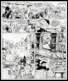 François Boucq - Bouncer , tome 10 , L'or maudit - Planche originale