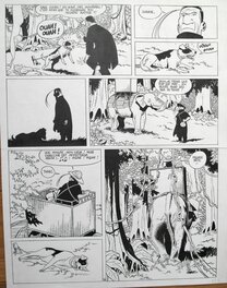 Frank Le Gall - 1990 - Théodore Poussin #5: Le trésor du rajah blanc - Pg.16 - Planche originale