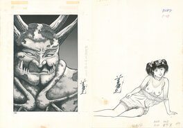 Toshio Maeda - L'école démoniaque - Page de Titre Chap 9 - Ensemble - Comic Strip