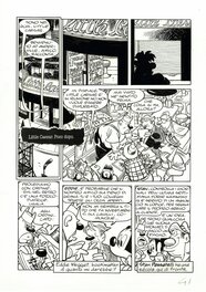 Giorgio Cavazzano - Mmmm #0 - 1999 - Anderville page 41 - Mickey Mouse - Comic Strip
