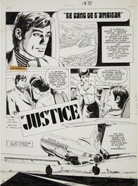 Carlo Marcello - 1973 - Dr Justice - Planche originale