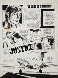 Carlo Marcello - Dr Justice - Planche originale