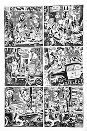 Julie Doucet - The return of Monkey - Planche originale