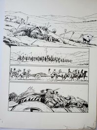 Manuel Garcia - ILS ONT FAIT L'HISTOIR T6 GENGIS KHAN - Planche originale