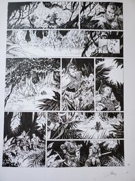 Anthony Jean - CONAN LE CIMMERIEN  T3 AU-DELA DE LA RIVIERE NOIRE - Planche originale