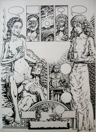 Planche originale de Justine et Juliette de Sade