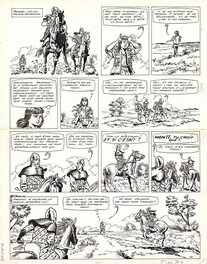 Chevalier Ardent - Planche originale