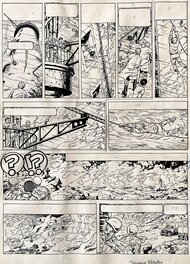 Jacques Martin - Lefranc - L'ouragan de Feu - T2 p.58 - Planche originale